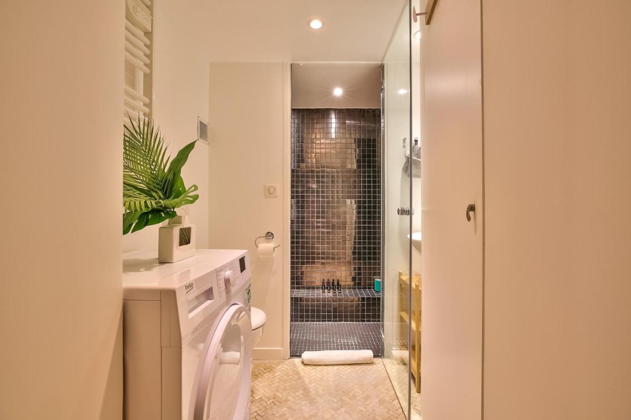 New Stunning 4 Bdrs Apt, With Ac - Le Marais Párizs Kültér fotó