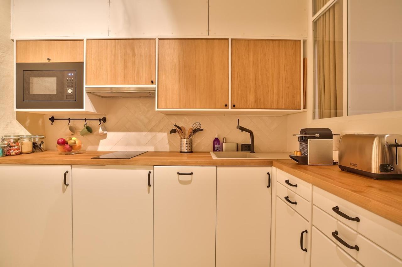 New Stunning 4 Bdrs Apt, With Ac - Le Marais Párizs Kültér fotó