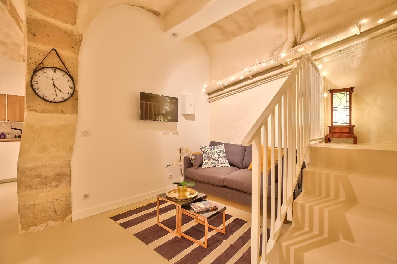 New Stunning 4 Bdrs Apt, With Ac - Le Marais Párizs Kültér fotó