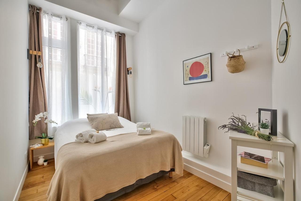 New Stunning 4 Bdrs Apt, With Ac - Le Marais Párizs Kültér fotó