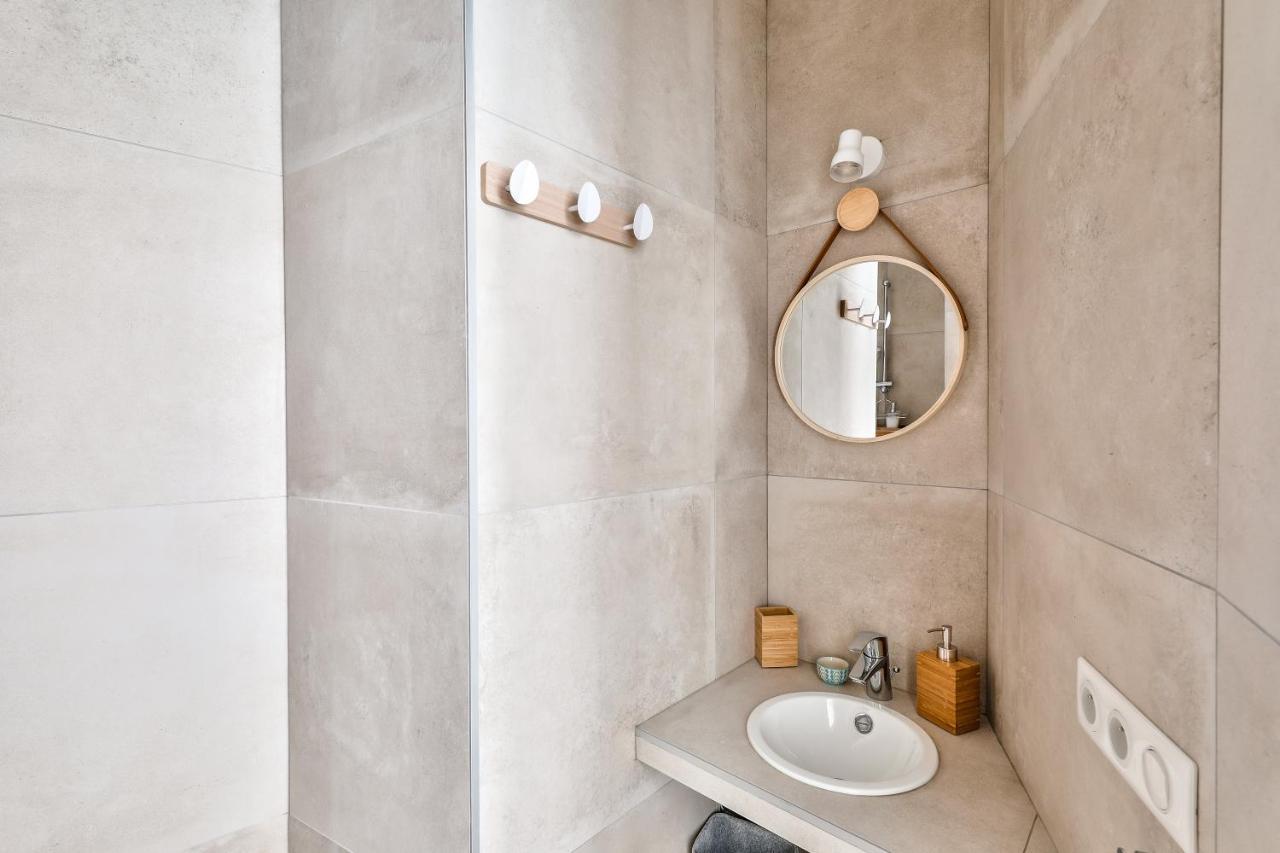 New Stunning 4 Bdrs Apt, With Ac - Le Marais Párizs Kültér fotó