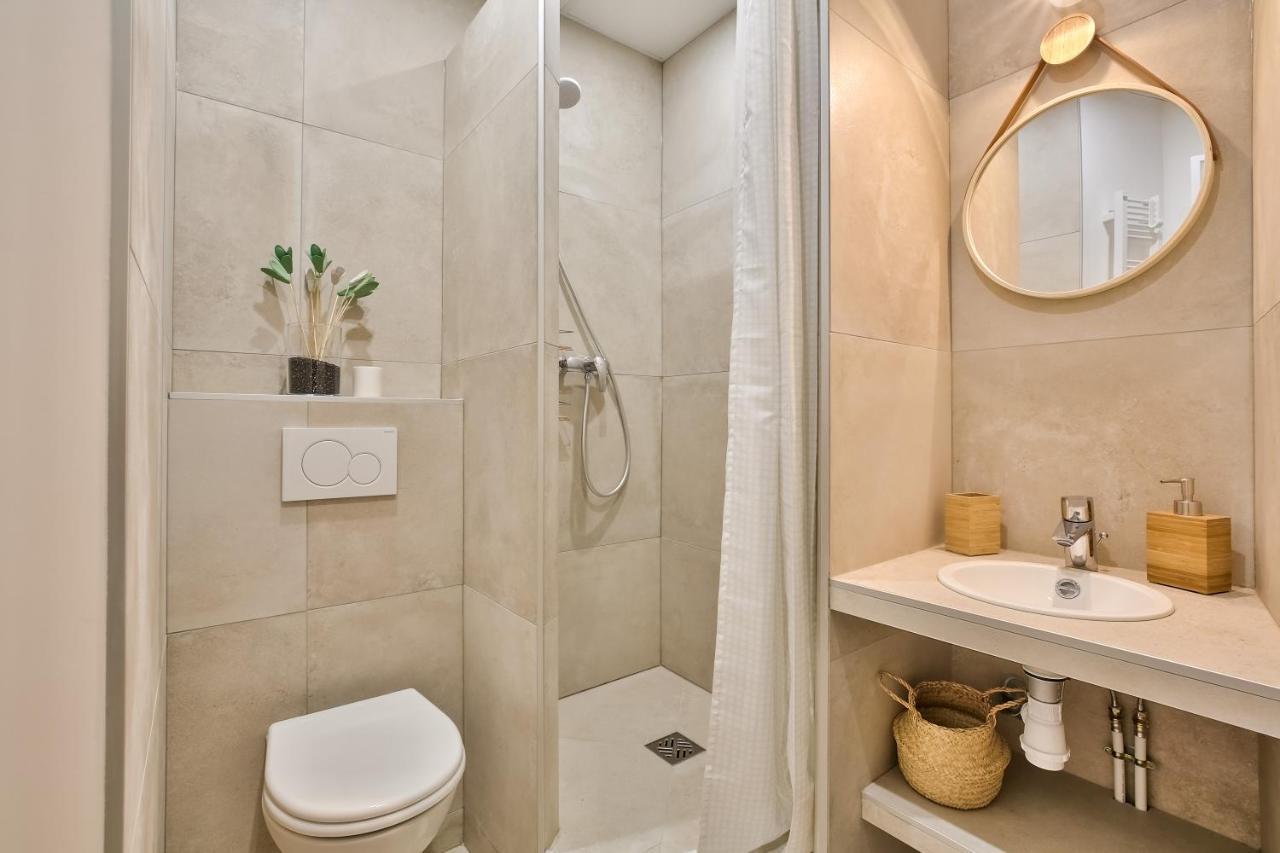 New Stunning 4 Bdrs Apt, With Ac - Le Marais Párizs Kültér fotó